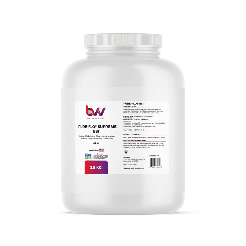 Load image into Gallery viewer, Pure-Flo® B81 Supreme Activated Bleaching &amp; Decolorizing Bentonite for Edible Oils *FDA-GRAS (Compares to T-5™)
