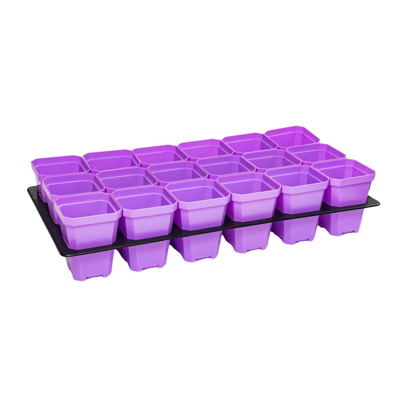 Load image into Gallery viewer, 3.3" Heavy Duty Seed Starting Pots with Inserts

