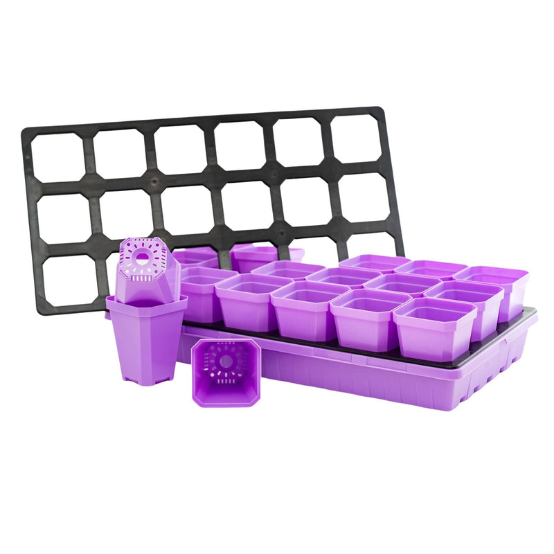 Load image into Gallery viewer, 3.3" Heavy Duty Seed Starting Pots with Inserts
