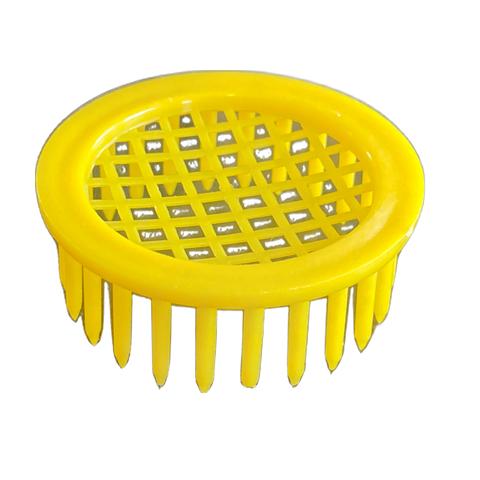 Push-in style queen marking cage for gentle, controlled marking.
