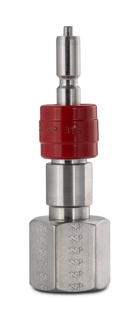 Quick disconnect female NPT stem