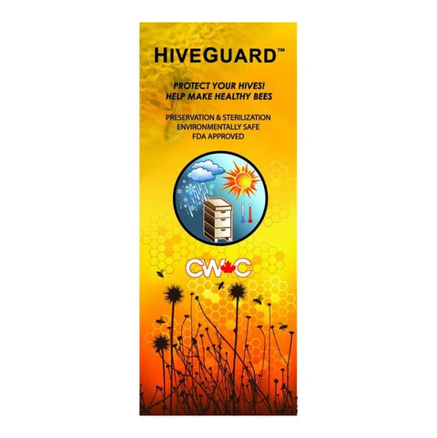 Block of Hive Guard paraffin wax blend for dipping beekeeping woodenware.