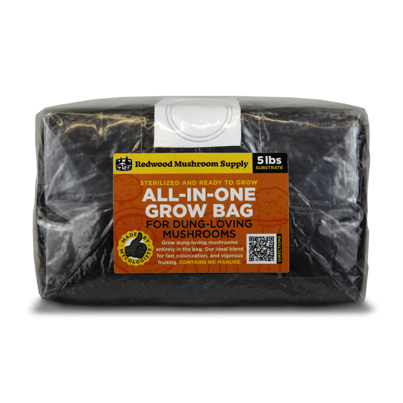 Load image into Gallery viewer, 'All-in-One' Mushroom Grow Bag - Dung Loving
