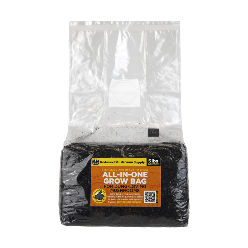 Load image into Gallery viewer, 'All-in-One' Mushroom Grow Bag - Dung Loving
