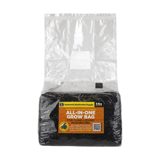 'All-in-One' Mushroom Grow Bag - Dung Loving