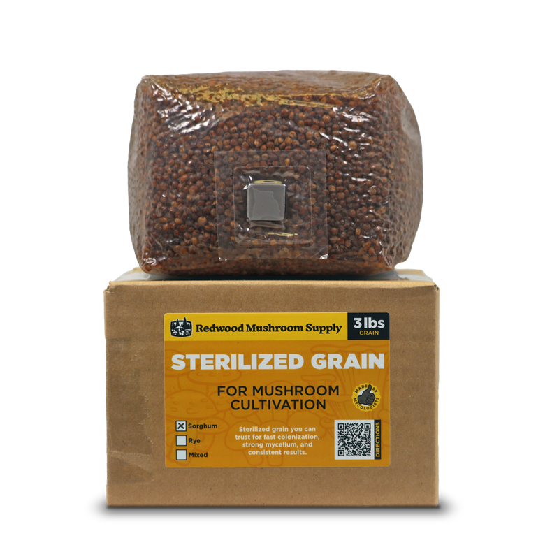 Load image into Gallery viewer, Sterilized Sorghum Grain Bag (3 LBS)
