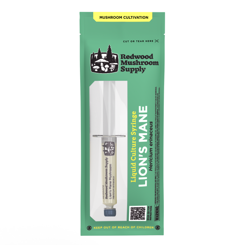 Load image into Gallery viewer, Lion's Mane Mushroom Liquid Culture Syringe
