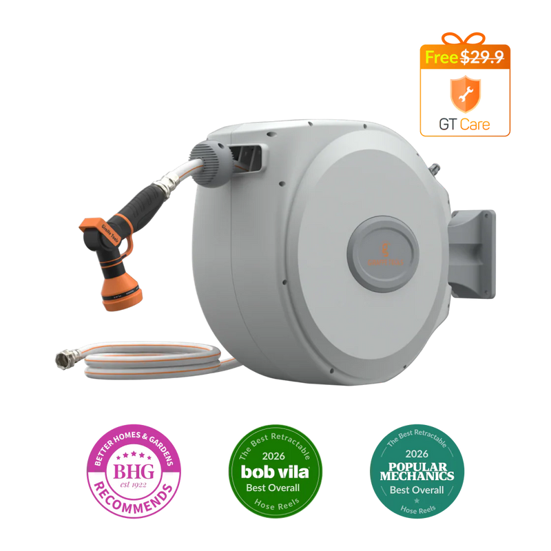 Load image into Gallery viewer, Retractable Garden Hose Reel-5/8 in-65ft
