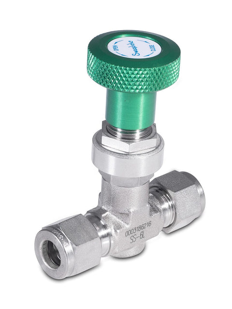 Stainless Steel High Flow Metering Valve - 3/8 in. Swagelok Tube Fitting, additional product view 2