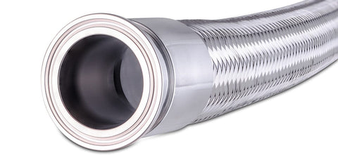 1.5 inch tri-clamp braided hose with PTFE liner