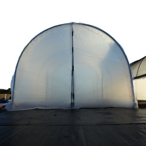 Scissor Door Kit for Hobby Greenhouse, closed view