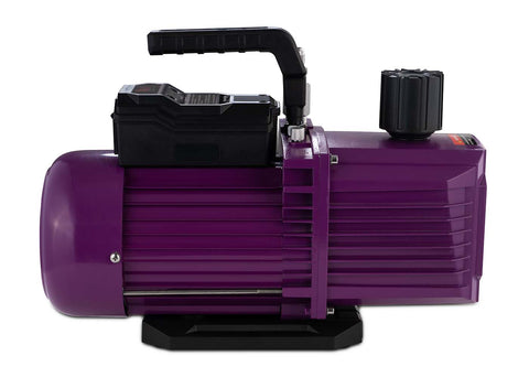 Glass Vac 3 Gallon TALL Stainless Steel Vacuum Chamber and Vacuum Pump Kit, side view