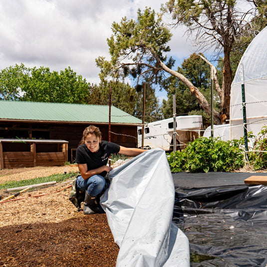 Silage Tarp - 6 mil Reversible Black & White