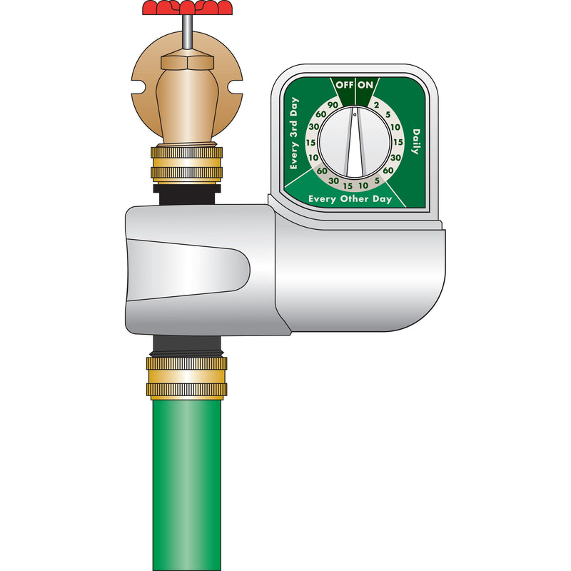 Load image into Gallery viewer, 1-Outlet Automatic Single-Dial Hose Faucet Timer 62024
