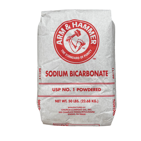 Sodium bicarbonate baking soda USP food grade container