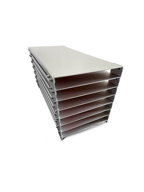 Stay Fresh shelving unit, tray detail