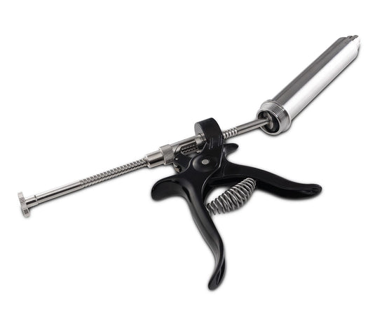 50ml Heated Filling Gun with Stainless Steel Barrel (1ml Incremental Shots)