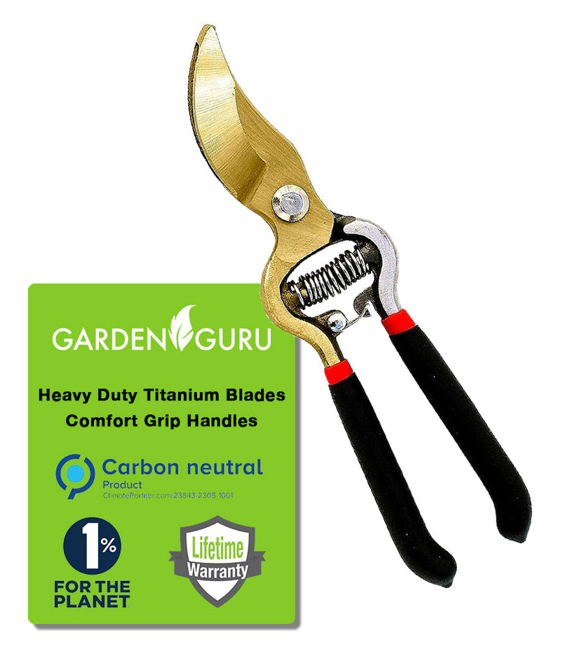 Load image into Gallery viewer, Titanium Bypass Garden Pruner Clippers
