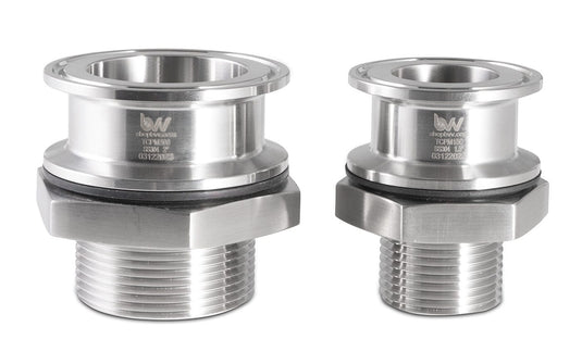 Stainless Tri-Clamp Weldless Bulkhead