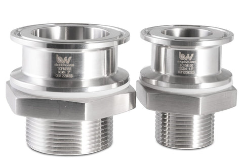 Stainless Tri-Clamp Weldless Bulkhead