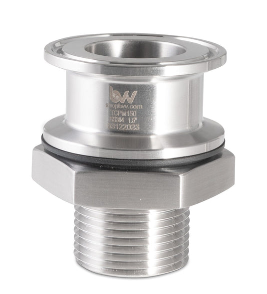 Stainless Tri-Clamp Weldless Bulkhead