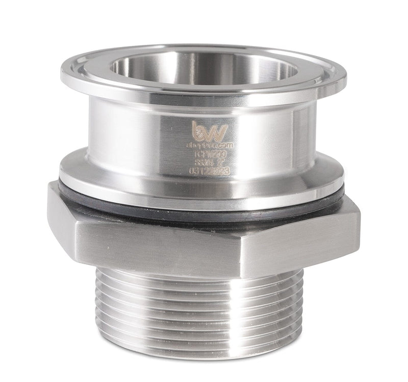 Load image into Gallery viewer, Stainless Tri-Clamp Weldless Bulkhead
