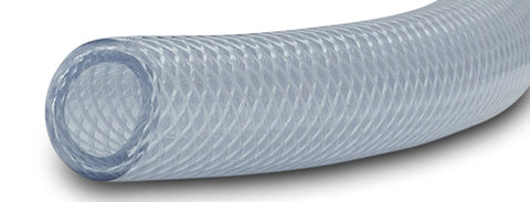 1/2 inch clear reinforced PVC tubing