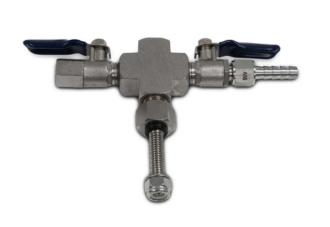 Valve Manifold Cross with Hose Barb