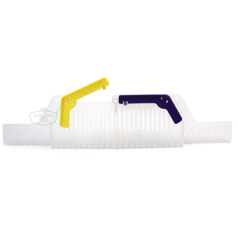Ceracell Beast Blocker entrance reducer protecting a hive from hornets and pests.