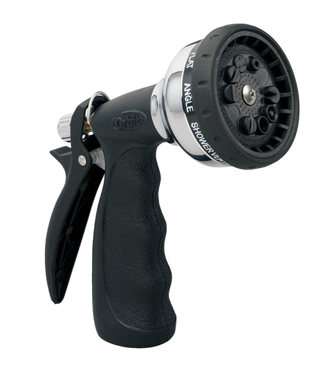 Orbit ultralight 10-pattern metal rear trigger hose nozzle 58339