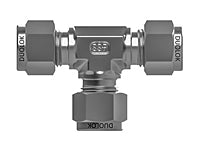 316 stainless steel union tee, 1/2 inch tube fitting