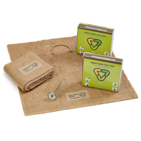 Urban Worm Bin Accessory Bundle, front