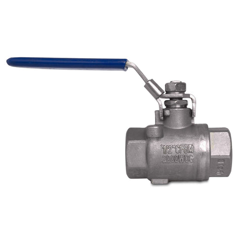 Stainless Steel 316 (CF8M) Seal Welded Full Port Ball Valve - 2,000 PSI (WOG), additional product view 2