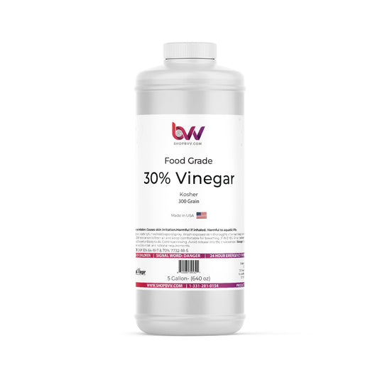 30% Food Grade Distilled White Vinegar (Acetic Acid)