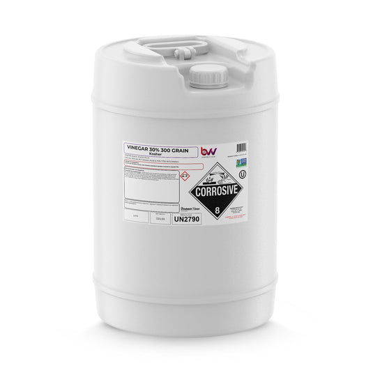 30% Food Grade Distilled White Vinegar (Acetic Acid)