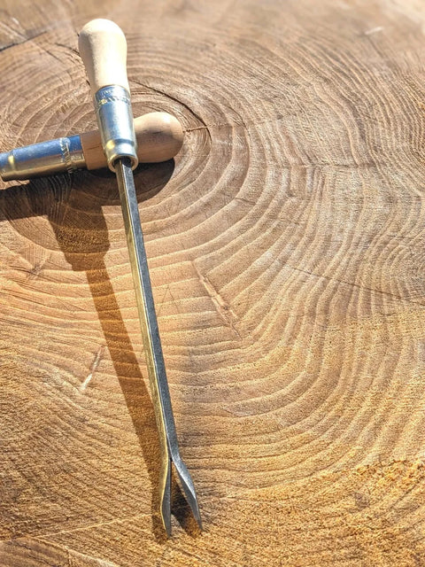 Homestead Iron Hand-Forged Weeding Fork shown in product view 1