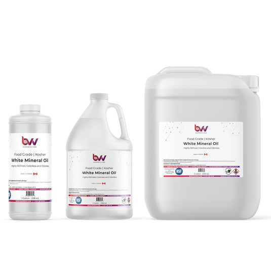 White Mineral Oil - USP, Food Grade, NSF, Kosher