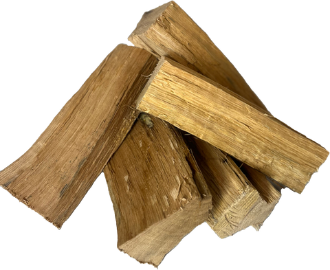 Galena Farms premium white oak wood 10 inch splits for smoking and BBQ