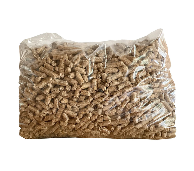 Load image into Gallery viewer, Bag of all-natural wood pellet fuel for keeping a hive smoker lit.
