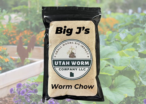 Utah Worm Big J's Worm Chow packaging