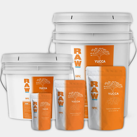 RAW Yucca natural wetting agent package