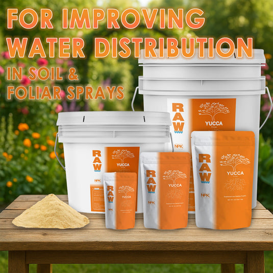 RAW Yucca | 50% Yucca Schidigera Extract | Natural Wetting Agent