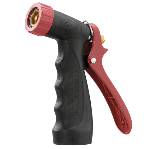 Orbit zinc pistol nozzle with rubber grip 56053N