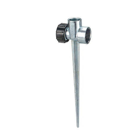 Product image of Orbit Irrigation Zinc Flow-Through Spike Base for 1/2-in. MPT Sprinkler Heads
