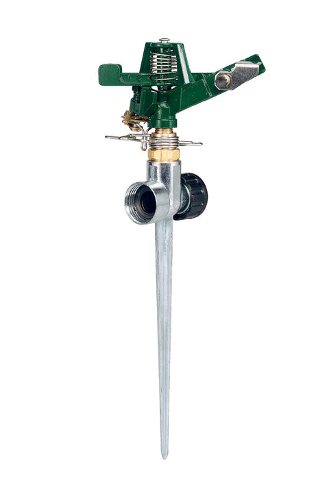 Orbit zinc impact sprinkler on spike