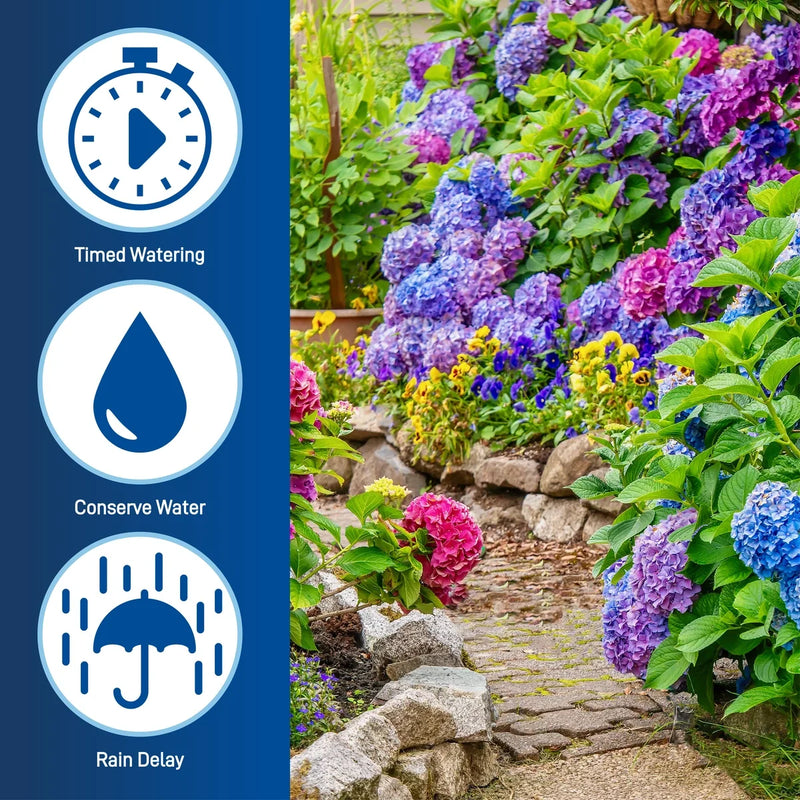Load image into Gallery viewer, 3 Outlet (1 Manual/2 Digital) Hose Faucet Timer | 56233D
