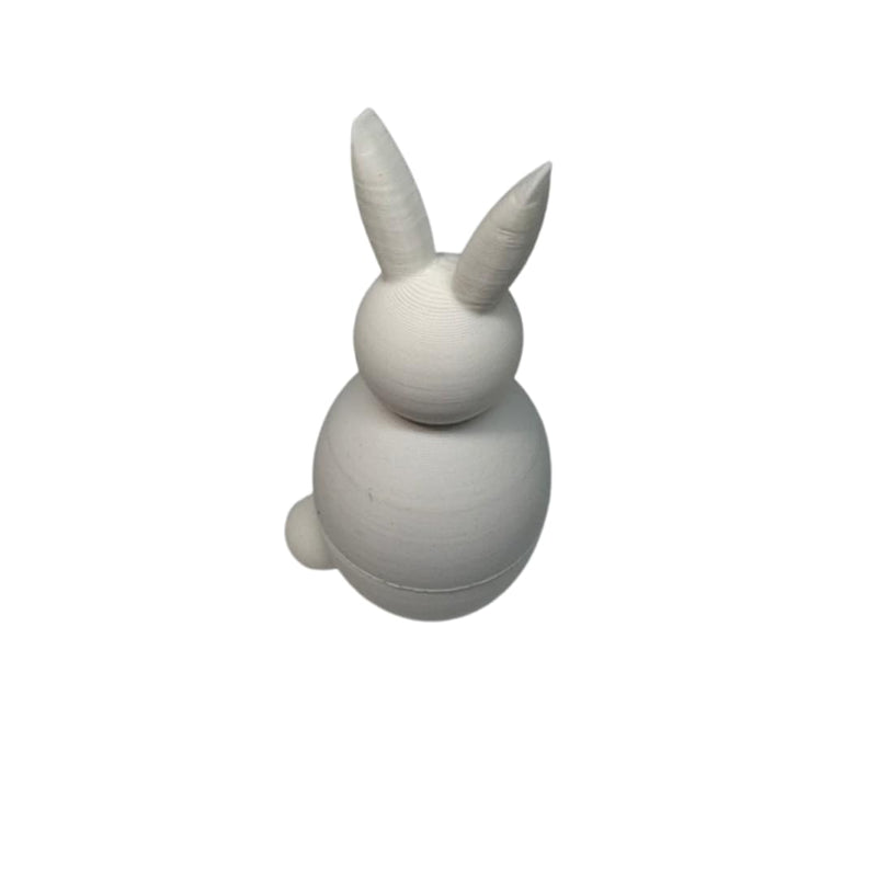 Load image into Gallery viewer, Quail Egg Cup Bunny Holder, White, DIY Paintable 2-Pack - Easter Decor Egg Holder for Spring Home Decor
