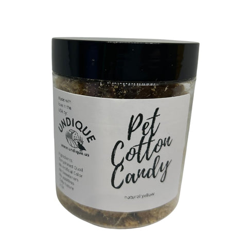 Pet Cotton Candy quail meat treat, packaging