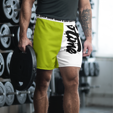 GrowTime Unisex Athletic Long Shorts, front view