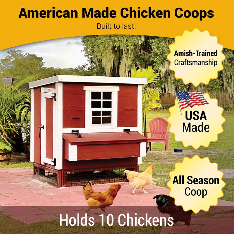 Load image into Gallery viewer, Medium Chicken Coop - Up to 10 Chickens

